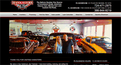 Desktop Screenshot of hanksters.com